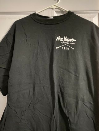Neil Young Concert Tour Crew T - Shirt Vintage 1996 - 97 XL Never Worn 2