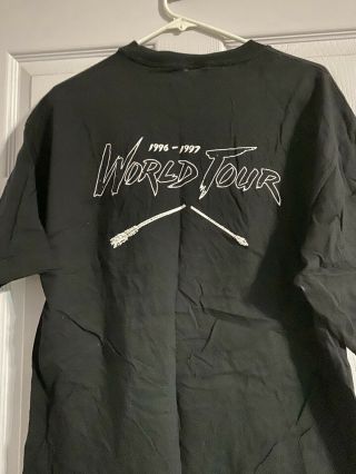 Neil Young Concert Tour Crew T - Shirt Vintage 1996 - 97 XL Never Worn 3