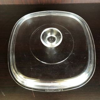 Vintage Pyrex Replacement Lid A - 9 - C With Large Knob For Corning Ware 8″ Square