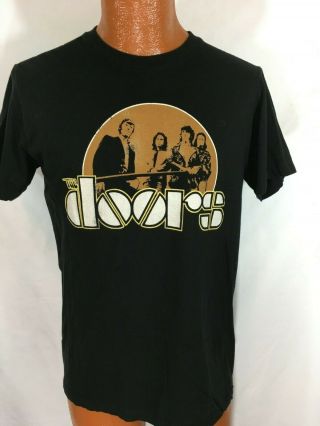 Mens Med Vintage Vinyl Nwot Doors Tee T Shirt Jim Morrison Rock & Roll Band