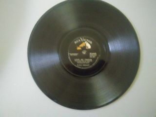 Elvis Presley Love Me Tender 78 Rpm Record 20 - 6643 G2wb - 4767 & - 5937 Rca Victor