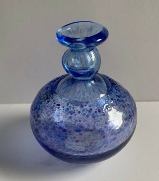 Vintage KOSTA BODA VILLEIN Signed SMALL Art Glass VASE 2