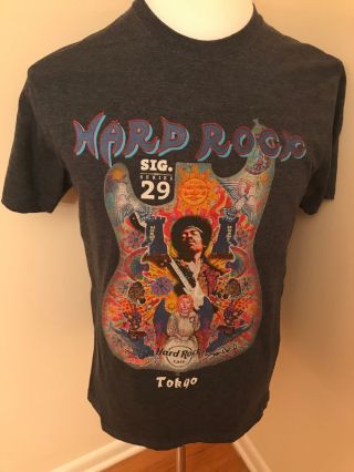 Hard Rock Cafe T - Shirt,  Tokyo Jimi Hendrix,  Size Large Nwot Sig Series 29