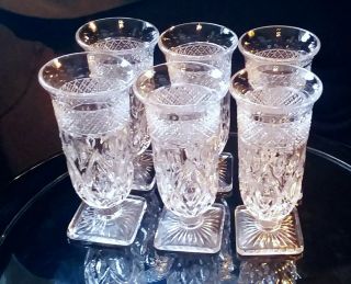 6 Imperial Cape Cod Crystal 6 " Parfait Glasses