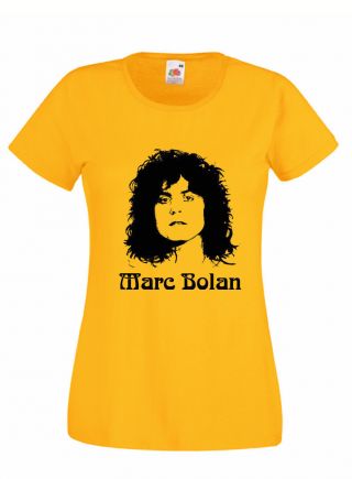 Marc Bolan T Rex T Shirt Men/unisex/ladyfit Jeepster Hot Love Glam Rock 70 