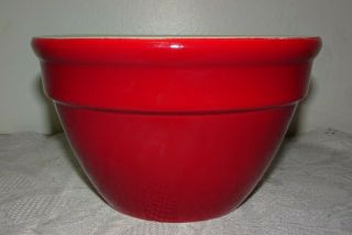 1950s Hall China Kitchenware Mixing 1092 Part Of Rainbow Nesting Bowls -
