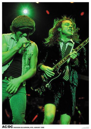 Ac/dc Live On Stage Poster