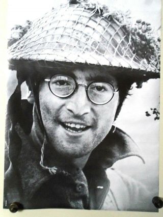 Beatles - John Lennon - Orig.  Vintage 1967 Poster Xl / Vg,  Cond.  / 27 X 39 "