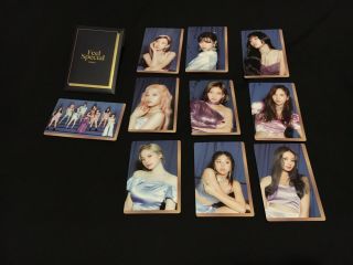 TWICE 8th Mini Album Feel Special Opened w/ Poster & Pre - order Benefit Blue ver 4