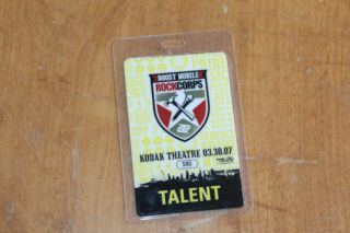 Rage Against The Machine Korn The Game Young Jeezy Backstage Pass