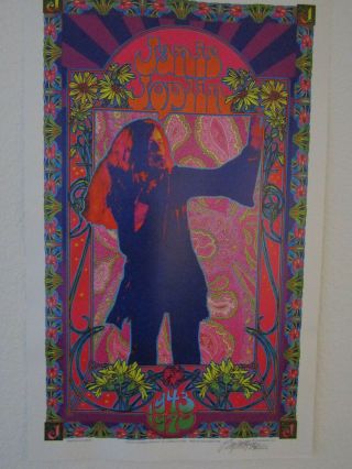 Janis Joplin Poster By Bob Masse