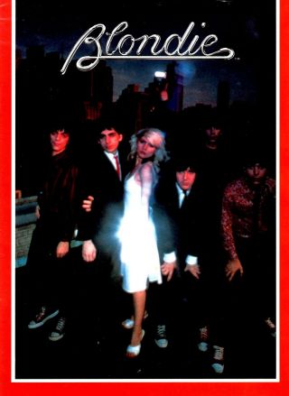 Blondie 1979 Parallel Lines Tour Concert Program Book / Deborah Harry / Nm 2 Mnt