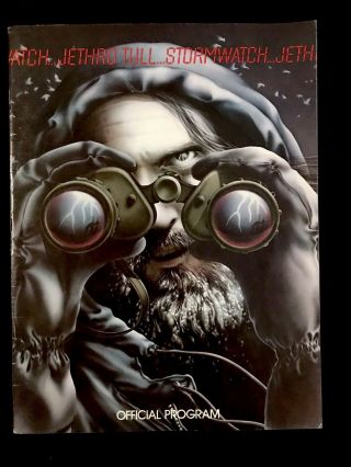 Jethro Tull 1979 Stormwatch U.  S.  Tour Concert Program Book