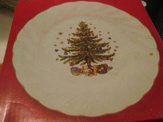 Nikko Happy Holidays - Set Of 4 Dinner Plates - - Christmas Tree