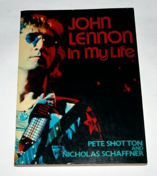 John Lennon In My Life 1st Press Paperback Book Beatles Pete Shotton
