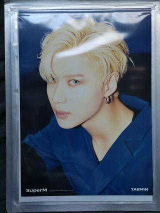 M Superm (taemin Nct Exo Wayv) Seoul Pop - Up A4 Poster Taemin
