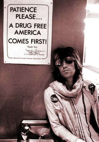 Keith Richards Drug Poster 72 