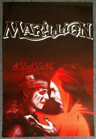Marillion Assassing 1984 Poster
