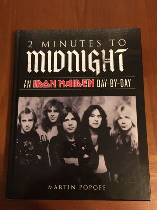 2 Minutes To Midnight Iron Maiden Heavy Metal Music Collectible Book Gift