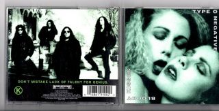 1993 Bloody Kisses Type O Negative Cd