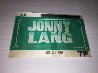 Jonny Lang 1997 - 98 Tour Backstage Pass
