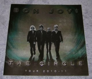 Bon Jovi The Circle 2010 - 11 World Tour Color Souvenir Program Book