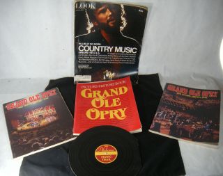 Vintage Grand Ole Opry History Picture Books & More