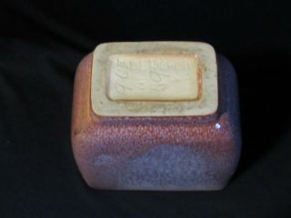 Rare Early Haeger Royal Hickman Pottery Petty Crystal Glaze Vase Signed 4