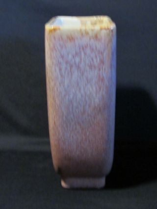 Rare Early Haeger Royal Hickman Pottery Petty Crystal Glaze Vase Signed 5
