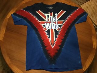 The Who Long Live Rock Tie Dye T - Shirt Size Xxl Starting At.  99 Cents