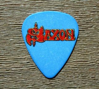 Saxon // Nibbs Carter 2018 Tour Guitar Pick // Iron Maiden Van Halen Ac/dc