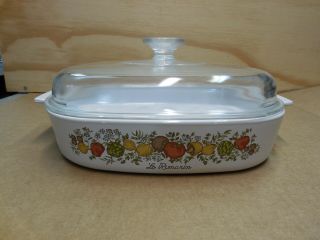 Corning Ware Spice O Life Series A - 10 - B Casserole Baking Dish 2.  5 Qt With Lid