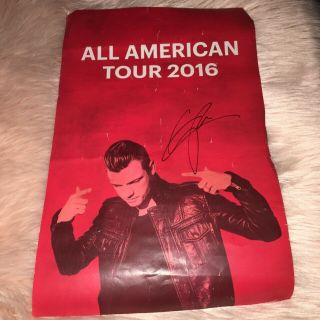 Nick Carter Bsb Backstreet Boys All American 2016 Vip Signed Tour Poster