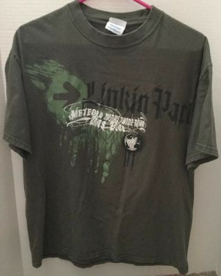 Linkin Park Meteora World Tour 2003 2004 T - Shirt Large