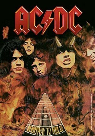 Ac/dc - Highway To Hell - Fabric Poster - 30x40 Wall Hanging Hfl0746
