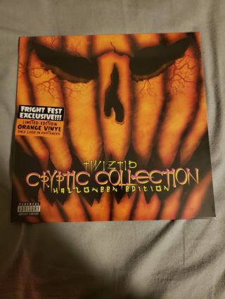 Icp Mne Psychopathic Twiztid Fright Fest Limited Edition Orange Vinyl Only 1000