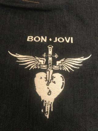 Bon Jovi Denim Apron.  Vip Metchandise Gift Bnwt