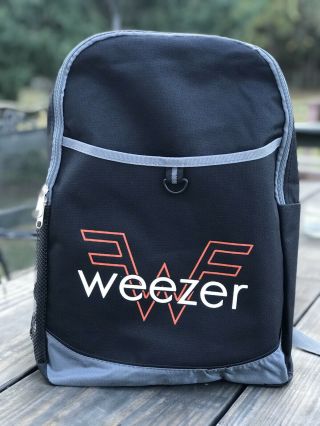 Weezer Vip 2018 Tour Backpack Rock Band Memorabilia Rock On