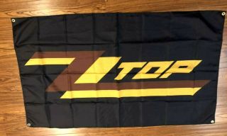 Zz Top Flag Banner Cloth Poster 3 Ft X 5 Ft