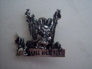 BRUCE DICKINSON.  By Alchemy / Poker Rox of England.  Pin / Badge. 2