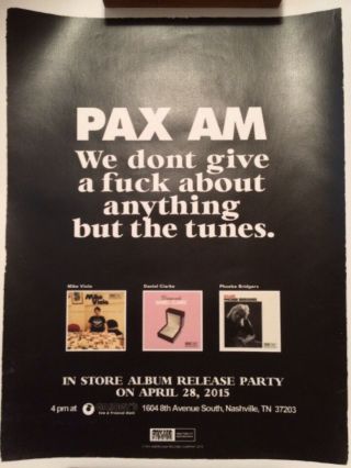 Ryan Adams Paxam Poster