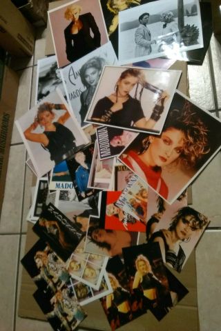 Vintage Retro Madonna Music Postcards,  Glossy Vintage 80s Pictures - Quality