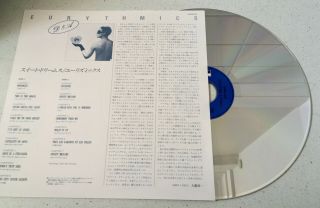 Eurythmics Sweet Dreams Rare Japanese Video Laserdisc 1983 Annie Lennox Stewart