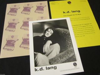 K.  D.  Lang ‘even Cowgirls Get The Blues’ 1993 Press Kit - - Photo