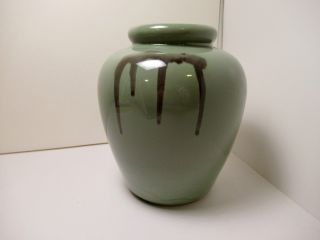 Blue Mountain Pottery Celadon Glaze Vase