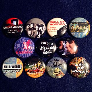 11 Wall Of Voodoo 1 " Buttons - Mexican Radio Stan Ridgway Wave