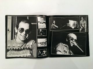 Elton John - Rock Of The Westies Concert Tour Book Program - Fan Club Inserts 4