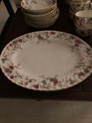 Vintage Minton Bone China Oval Serving Platter