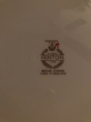 Vintage Minton Bone China Oval Serving Platter 4