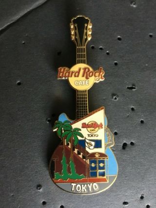 Hard Rock Cafe Tokyo Facade Guitar Pin (b)